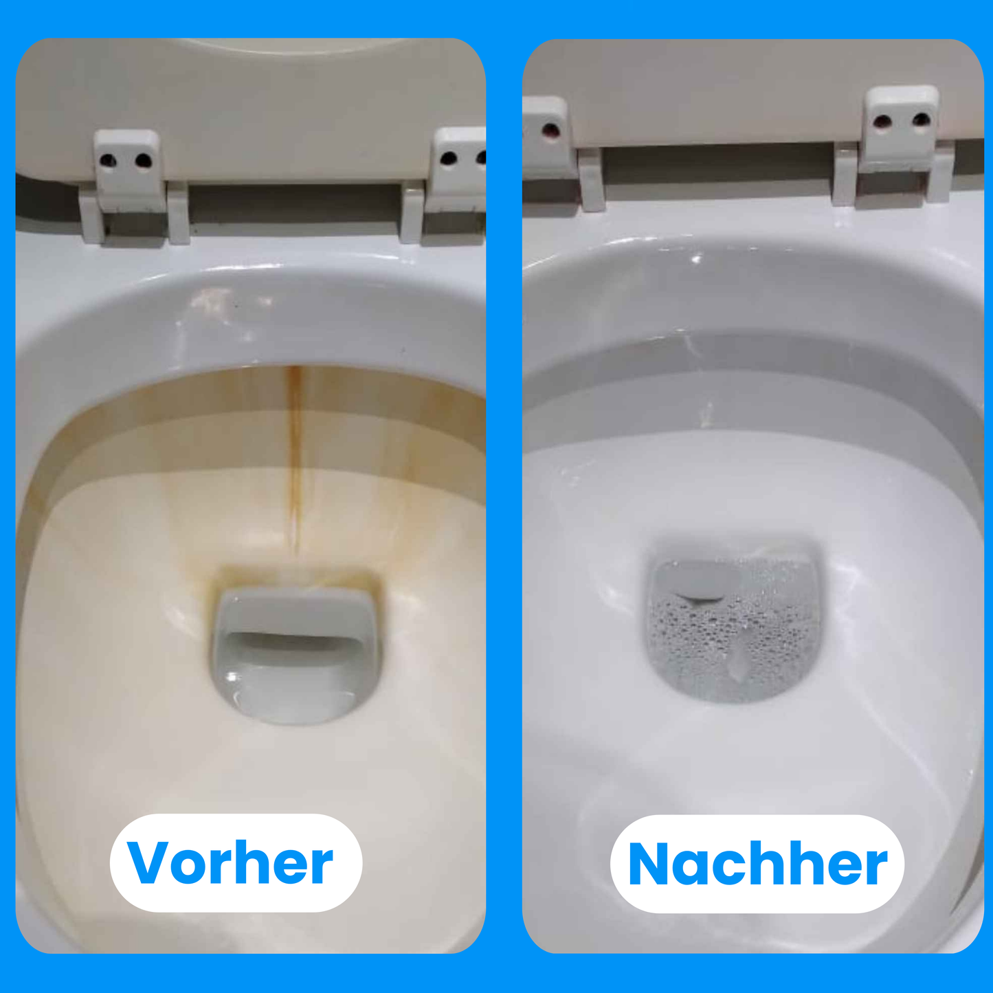 Toilettenbürste WOODLINE Set Keramik weiss + Randfeger