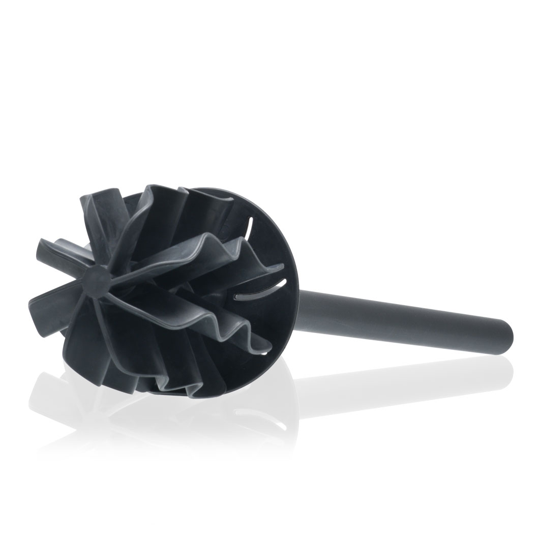Toilettenbürste STEELLINE Set schwarz