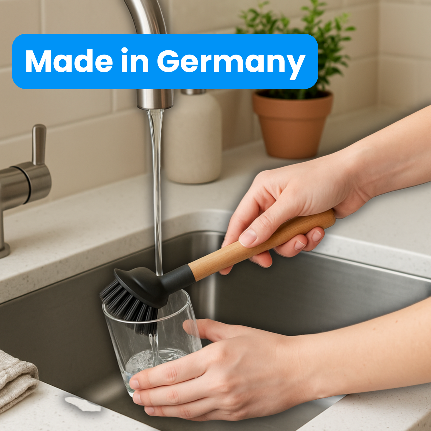 DISHA Spülbürste Kunststoff (recycelt)