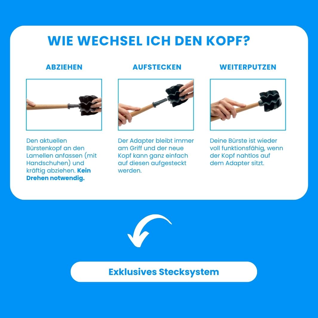 WEIHNACHTS-Collection: Toilettenbürsten-Set Eiche mit Keramik