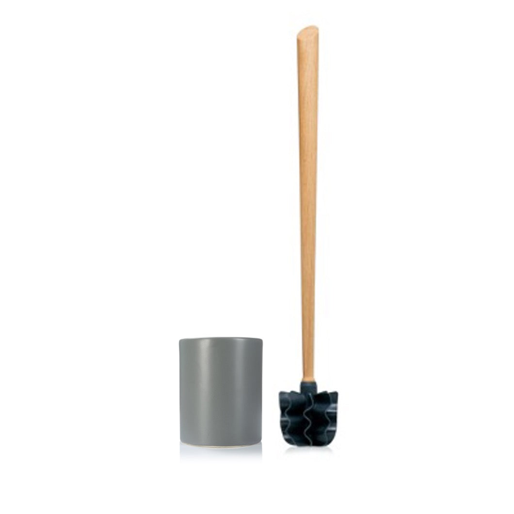 Toilettenbürste WOODLINE Set Keramik grau