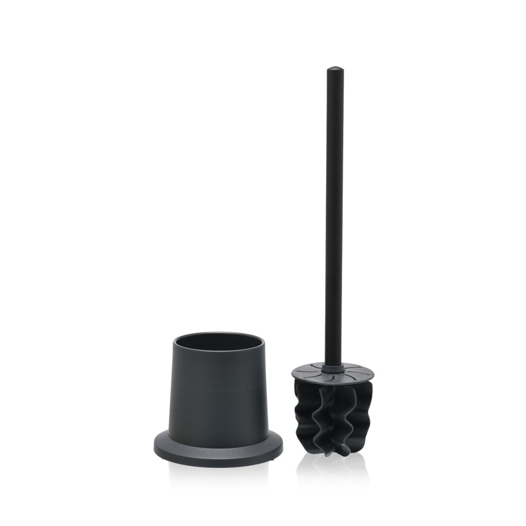 Toilettenbürste STEELLINE Set schwarz
