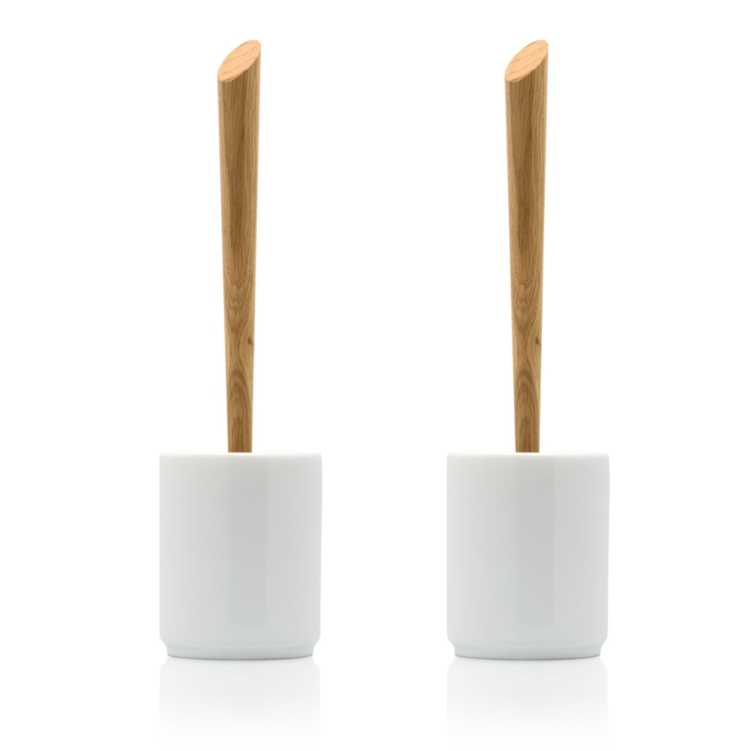 Toilettenbürsten-Set Eiche | 2 für -30%