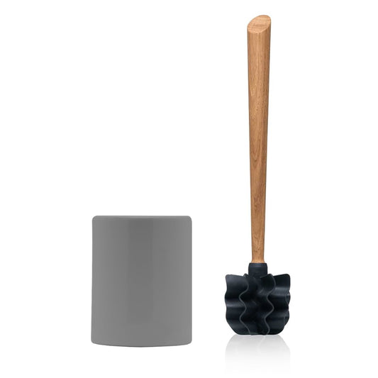 Toilettenbürste WOODLINE Set Keramik grau