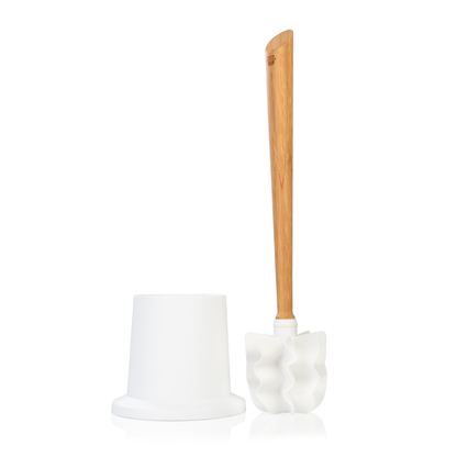 WEIHNACHTS-Collection Toilettenbürste SCANDIC Style (Bambus/weiss)