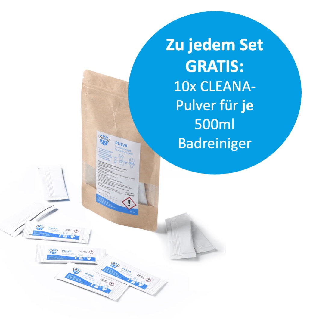 Toilettenbürste STEELLINE KERAMIK + 10x CLEANA gratis