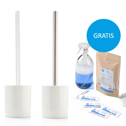Toilettenbürste STEELLINE KERAMIK + 10x CLEANA gratis