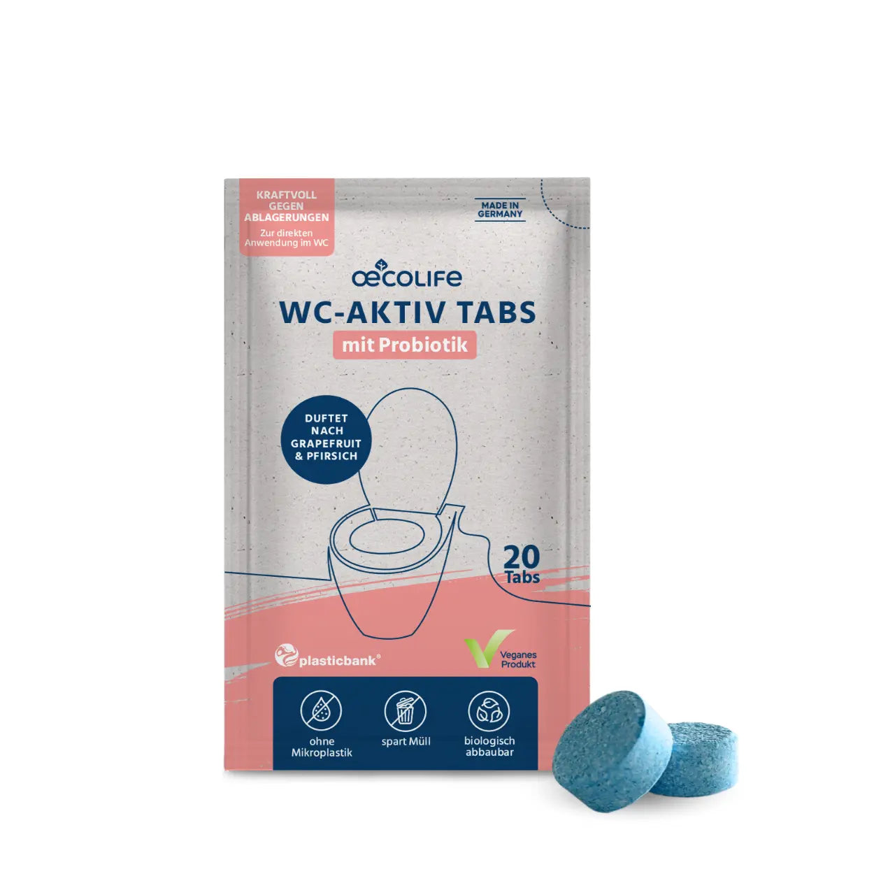 WC-Tabs - kraftvoll gegen Ablagerungen