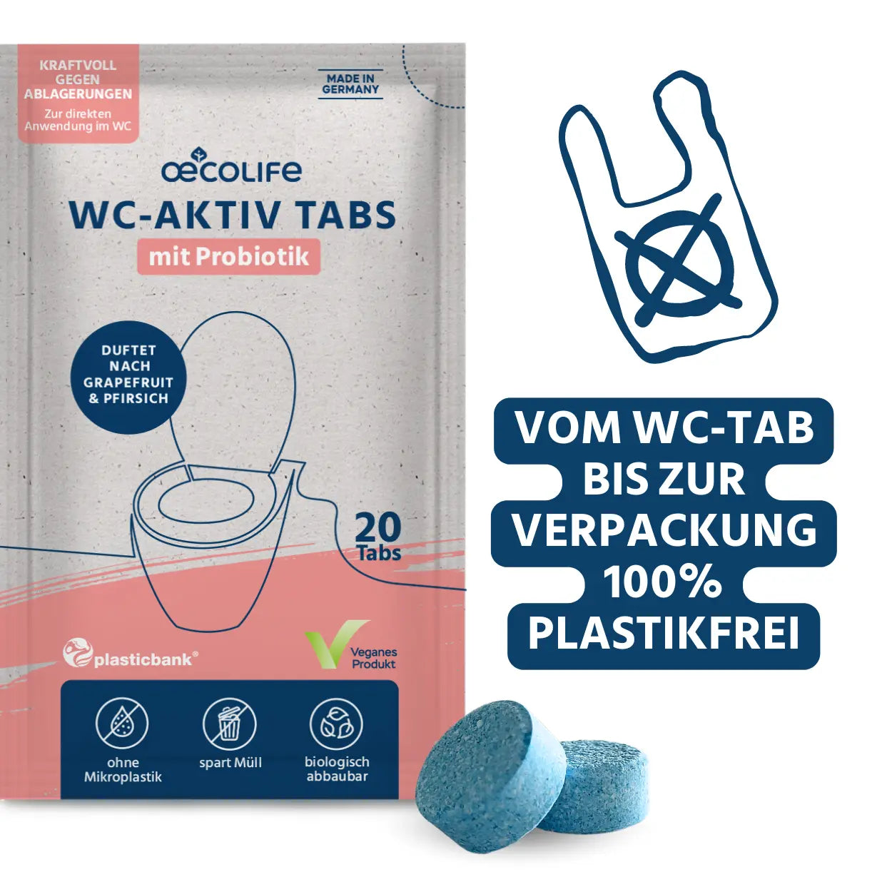 WC-Tabs - kraftvoll gegen Ablagerungen