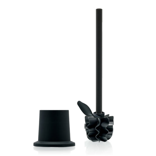 STEELLINE toilet brush set black + edge sweep